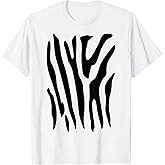 Zebra Stripe Africa Animal Costume Zebra Stripes Striped T-Shirt