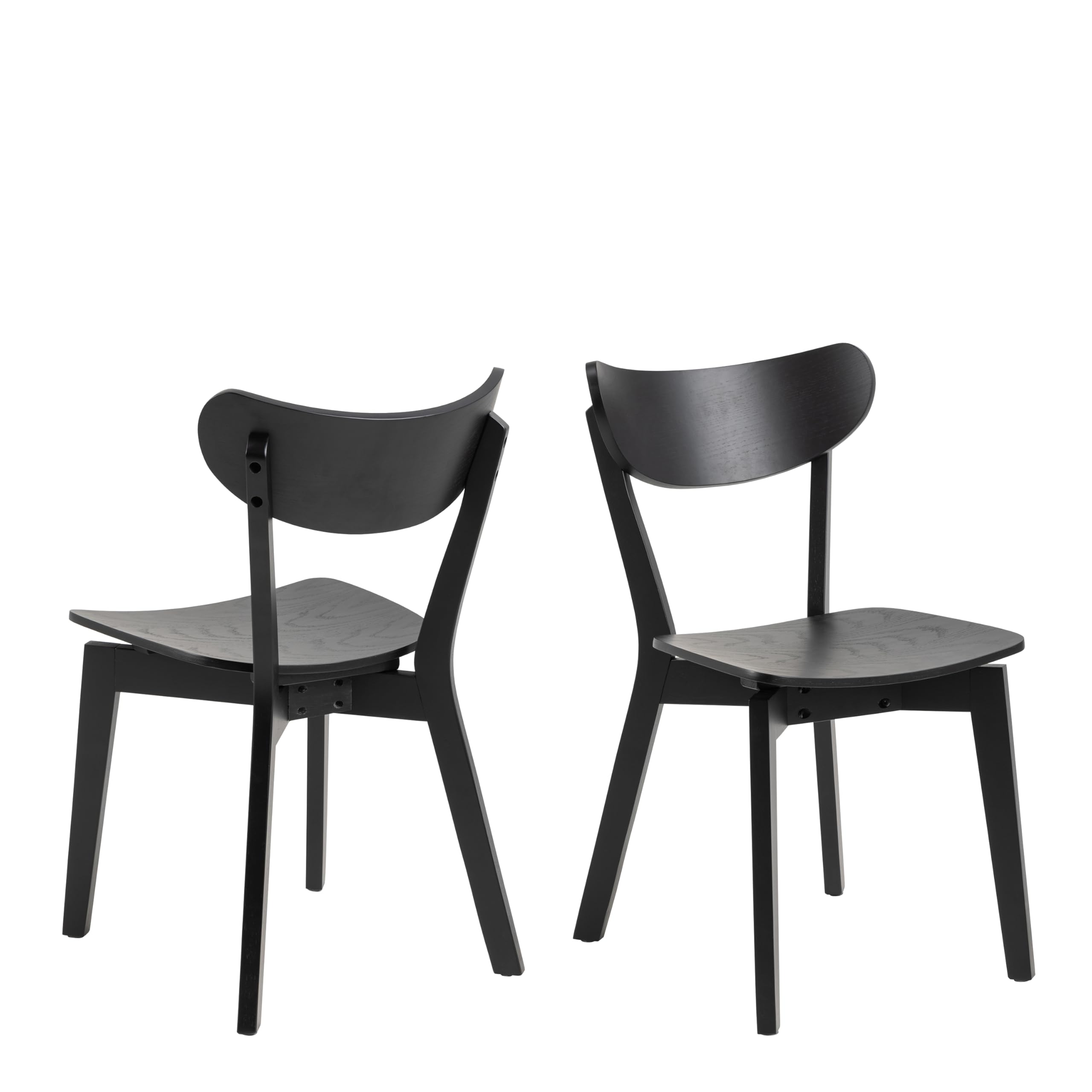 Furniture To Go | Roxby, Black, Dining Chairs Set of 2