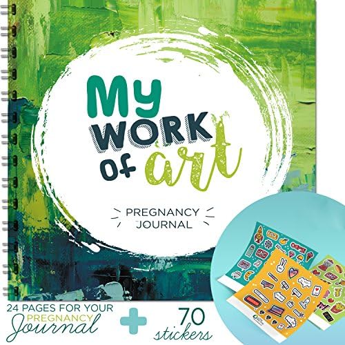  CLEARING ALERT!!  - Pregnancy Journal And Baby Memory Book My Work of Art  Perfect Maternity Gift For Expecting Mothers. Express All Your Feelings Inside these Pages Future Mom!