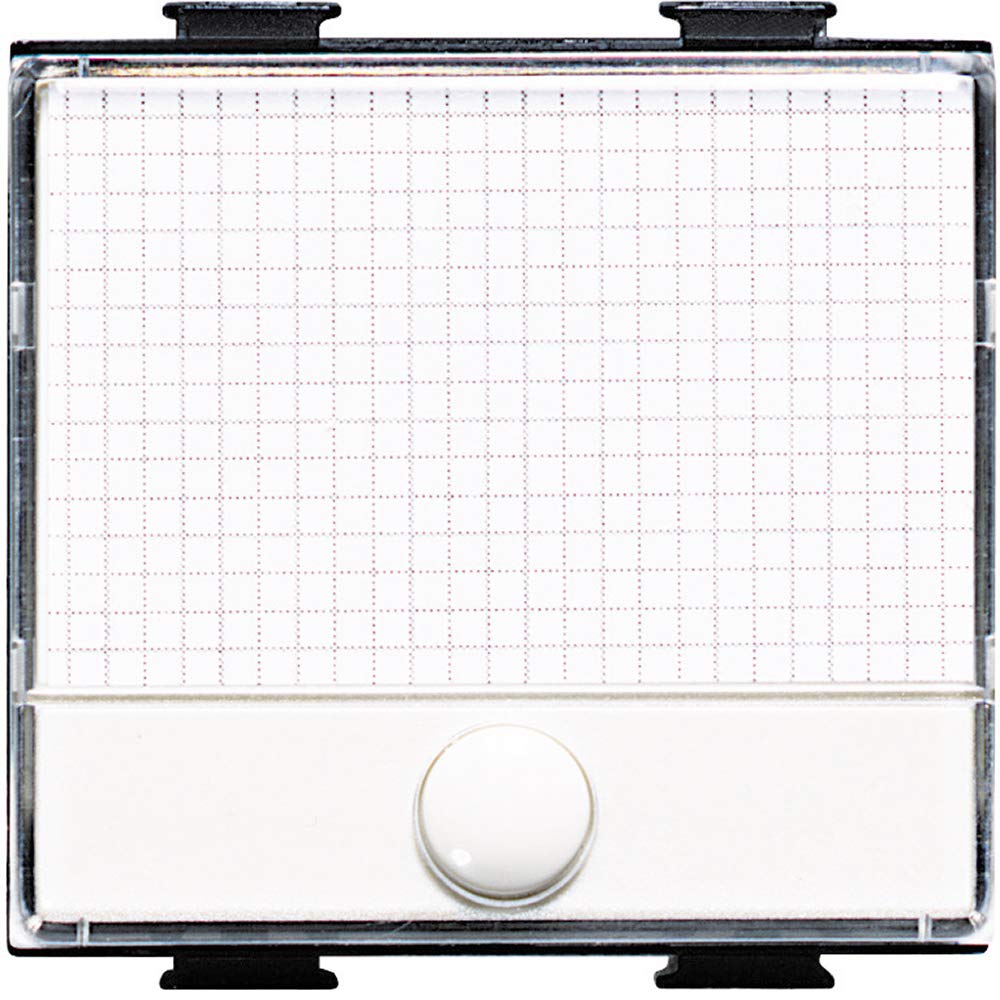 BTicino sam5008 F Matix Button with portanome illuminabile