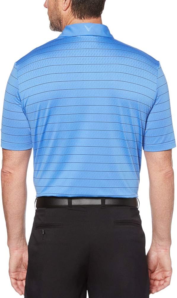 Callaway Men's Core Ventilated Stripe Polo: Clothing
