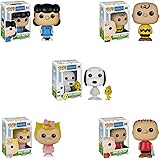 Funko Peanuts Lucy van Pelt, Sally Brown, Linus van Pelt, Charlie Brown, Snoopy and Woodstock Pop! Vinyl Figures Set of 5