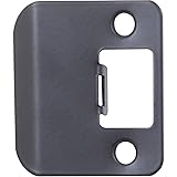 Round Corner Extended Lip Strike Plate, 2-1/4" x