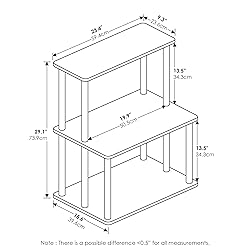 Furinno Turn-N-Tube 3-Tier Toolless Kitchen Storage