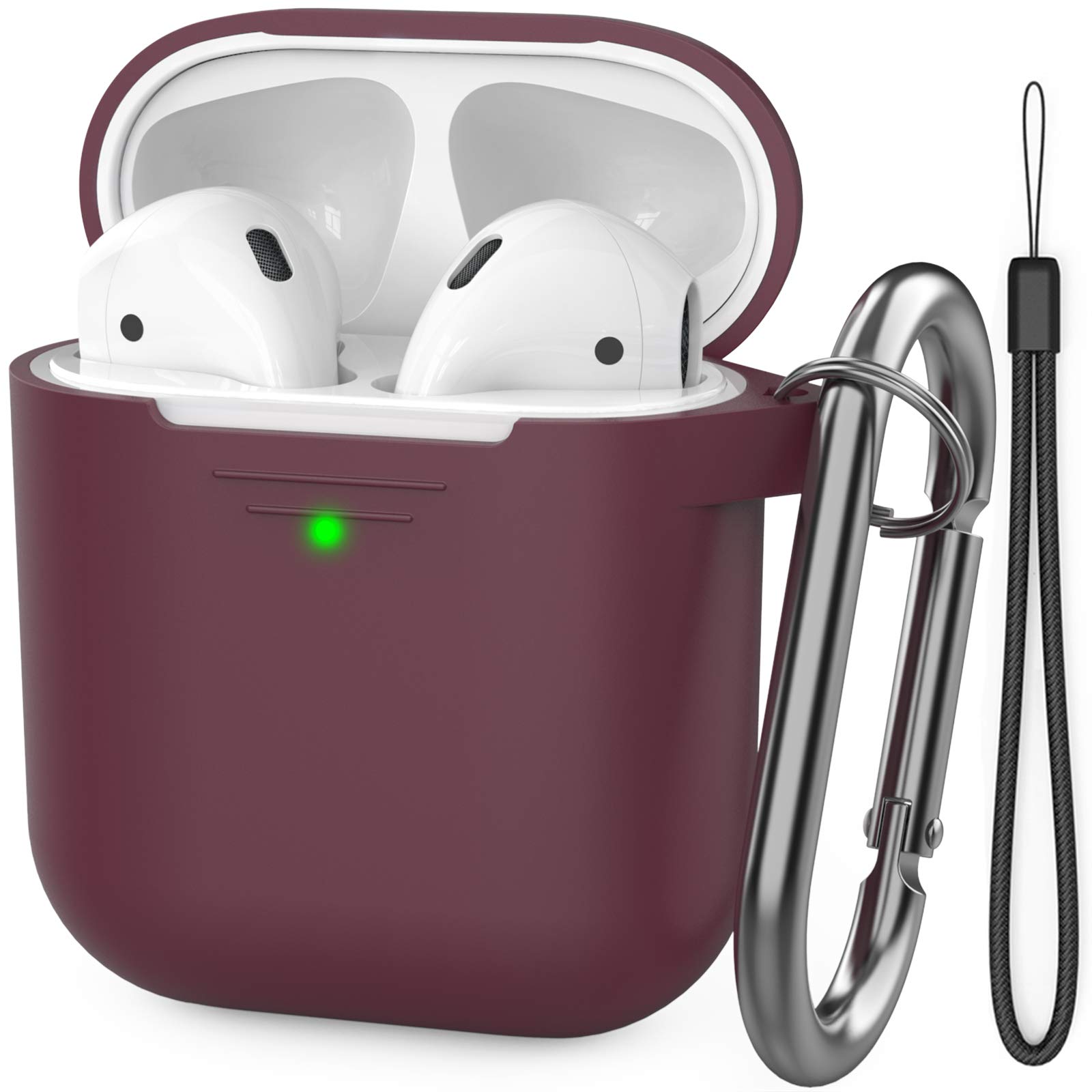 AhaStyle Upgrade Silicone Case Protective Cover for Apple AirPods 2 & 1