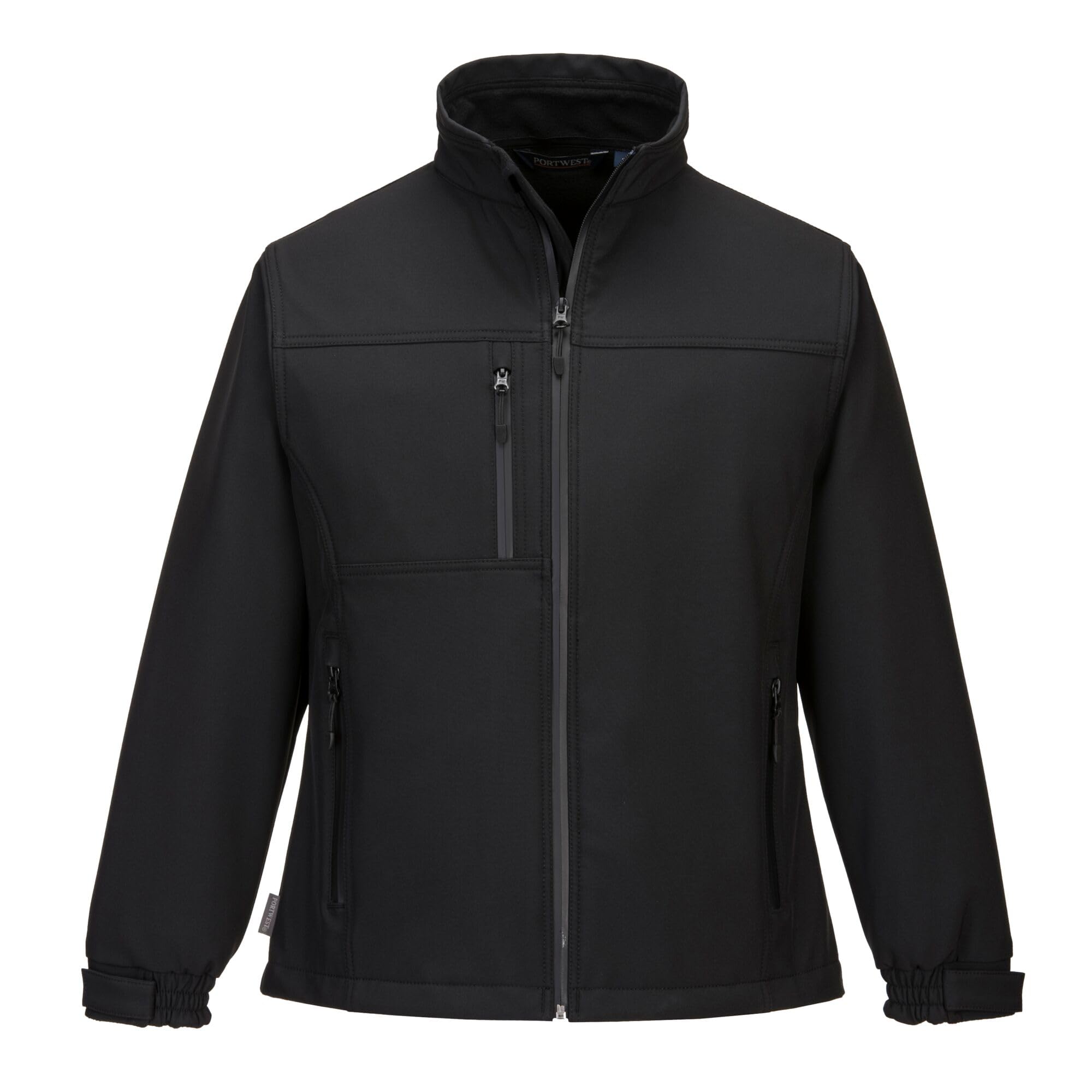 Portwest Charlotte Ladies Softshell (2L), Color: Black, Size: XSmall, TK41BKRXS