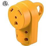 Kohree 30 Amp RV Plug Camper Plug 125/250V Heavy Duty RV Female Replacement Plug Receptacle Plug with Ergonomic Grip Handle, 