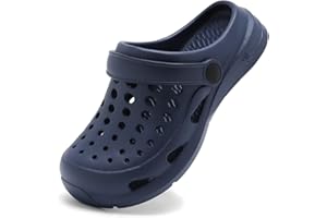 Nedaan Kids Girls Boys Clogs Garden Shoes Toddler Slip on Sandals Children Water Shower Beach Pool Slippers