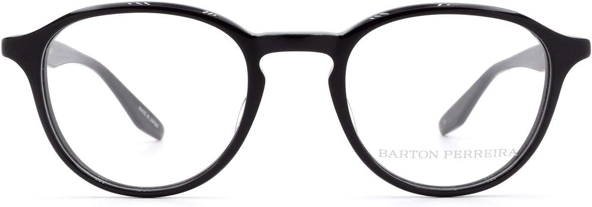 Luxury Fashion | Barton Perreira Man WALLACHBLACK Black Acetate Glasses | Season Permanent
