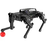 PuppyPi ROS2 Robot Dog with ChatGPT Large AI Models AI Embodied Intelligence Robotic Dog Vision Scene Voice Command Understanding Bionic Quadruped ROS Education Robot, Standard &amp; RaspberryPi5 8GB