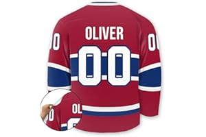 Personalized Hockey Jersey Wall Decal Label (Montreal)