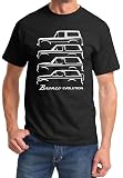 Maddmax Design 1966-1992 Ford Bronco Classic Outline T-Shirt - Unisex, Free Shipping