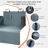 KYG Car Boot Liner with Bumper & Side Protection 184x105x38cm Grey view 3