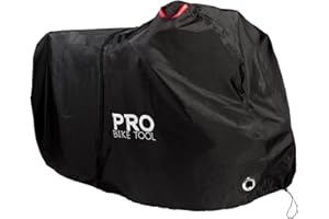 PRO BIKE TOOL Bicycle Cover for Outdoor Storage - for 1 2 or 3 Bikes - 2 Style Options - Stationary Use for Yard or Garden - Travel Use for Car Racks - Strong Ripstop Material, Waterproof & Anti-UV