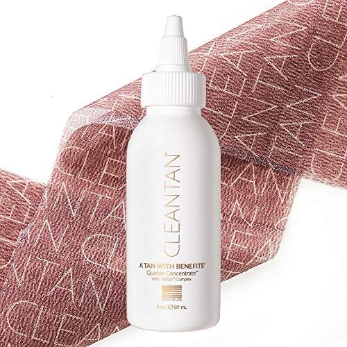 A Tan With Benefits | The Quickie Kit, Infinity Body Polisher + Quickie Concentrate, ultra concentrated self tanner liquid, make any lotion a self tanner (3 OZ)