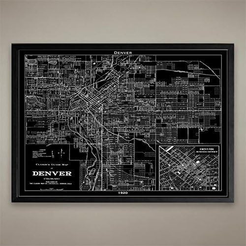 Denver Map Print, Home or office Decor