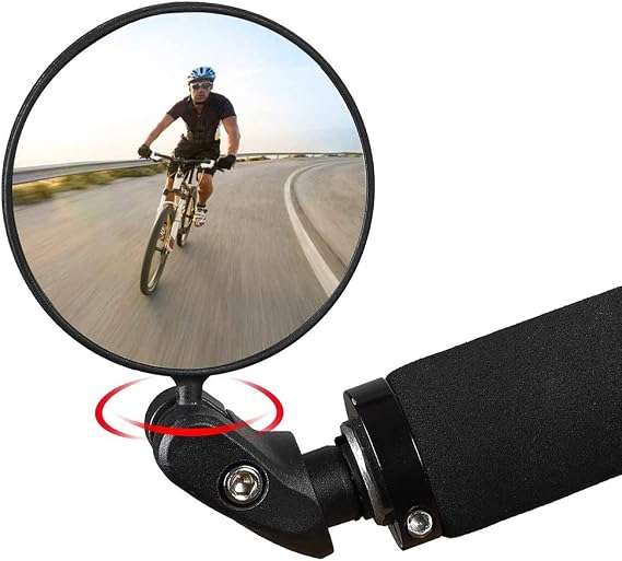 2 Specchietti Retrovisori Per Bicicletta West Biking, Universali, Convessi, Per Manubrio