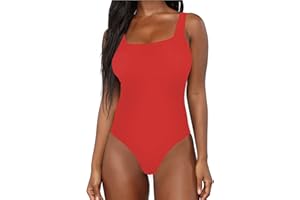 BelleLovin Women's Scoop Neck Bodysuits Sleeveless Tank Top Jumpsuits