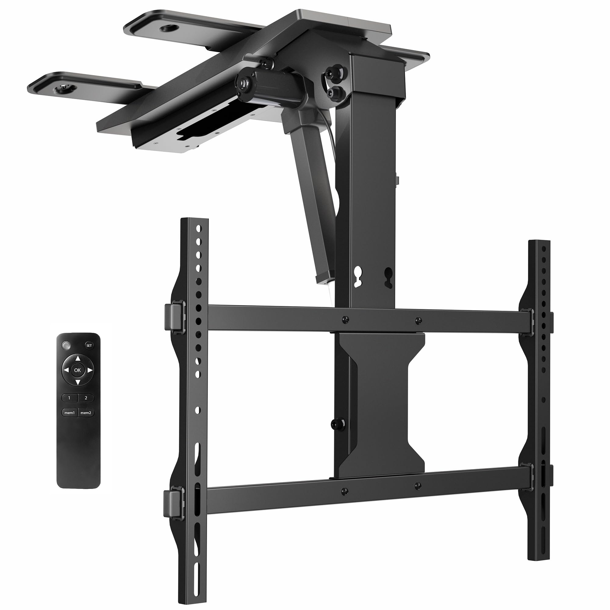 VIVO Electric Flip Down Ceiling TV Mount for 37 to