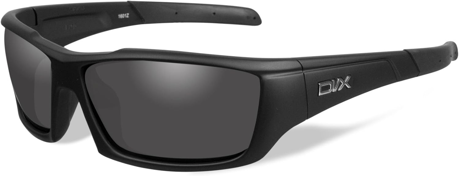 DVX Axon ANSI Z87.1 Polarized Grey Lenses/Matte Black Frame (OSHA Compliant