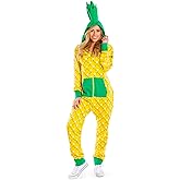 Tipsy Elves Halloween Costumes for Women - Colorful and Fun Womens Food Costume - Adult Hooded Halloween Onesies