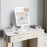 Funtouch Large Lighted Vanity Mirror 88 LEDs 10X Magnification 360° view 2
