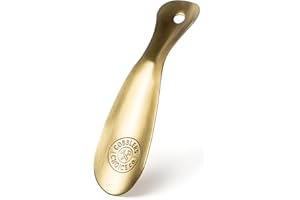 COBBLER'S CHOICE CO. FINEST QUALITY Cobbler's Choice Metal Shoe Horn - Premium Quality - Designed for Comfort & Built for Durability!
