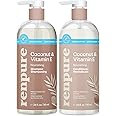 Renpure Coconut & Vitamin E Shampoo & Conditioner Set, Plant-Based – Nourishes & Seals In Moisture For Soft, Healthy Hair – F