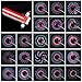 LED Bike Spoke Light Waterproof - DAWAY A07 Bicycle Wheel Tire Light for Cycling, Safety Cool Bike Accessories, Automatic & Manual Dual Switch, Super Bright, 32 Different Patterns, Include Batteries
