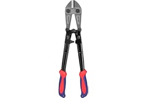 WORKPRO W017004A Bolt Cutter, Bi-Material Handle with Soft Rubber Grip, 14", Red&Blue