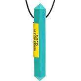 ARK Krypto-Bite Chew Necklace, XT, Firm, Teal | Chew for Sensory Kids and Adults, Oral Fidget for Autism, ADHD, SPD, Anxiety, Medical-Grade