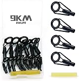 9KM DWLIFE Fishing Rod Tip Eye Repair Kit 20 Sizes Stainless Steel Ceramic view 1