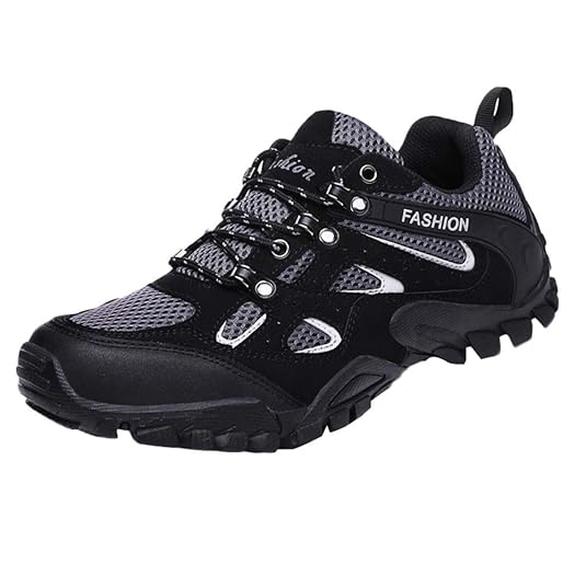 Makalon Herren Ultra Leicht Weich Unterseite Fliegen gewebt athletisch im Freien Trekking Wandern Stiefel Damen Herren Rutsch