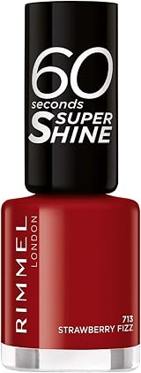 Rimmel 60 Seconds Super Shine 713 Strawberry Fizz Nail Polish 6 ml Spain view 2