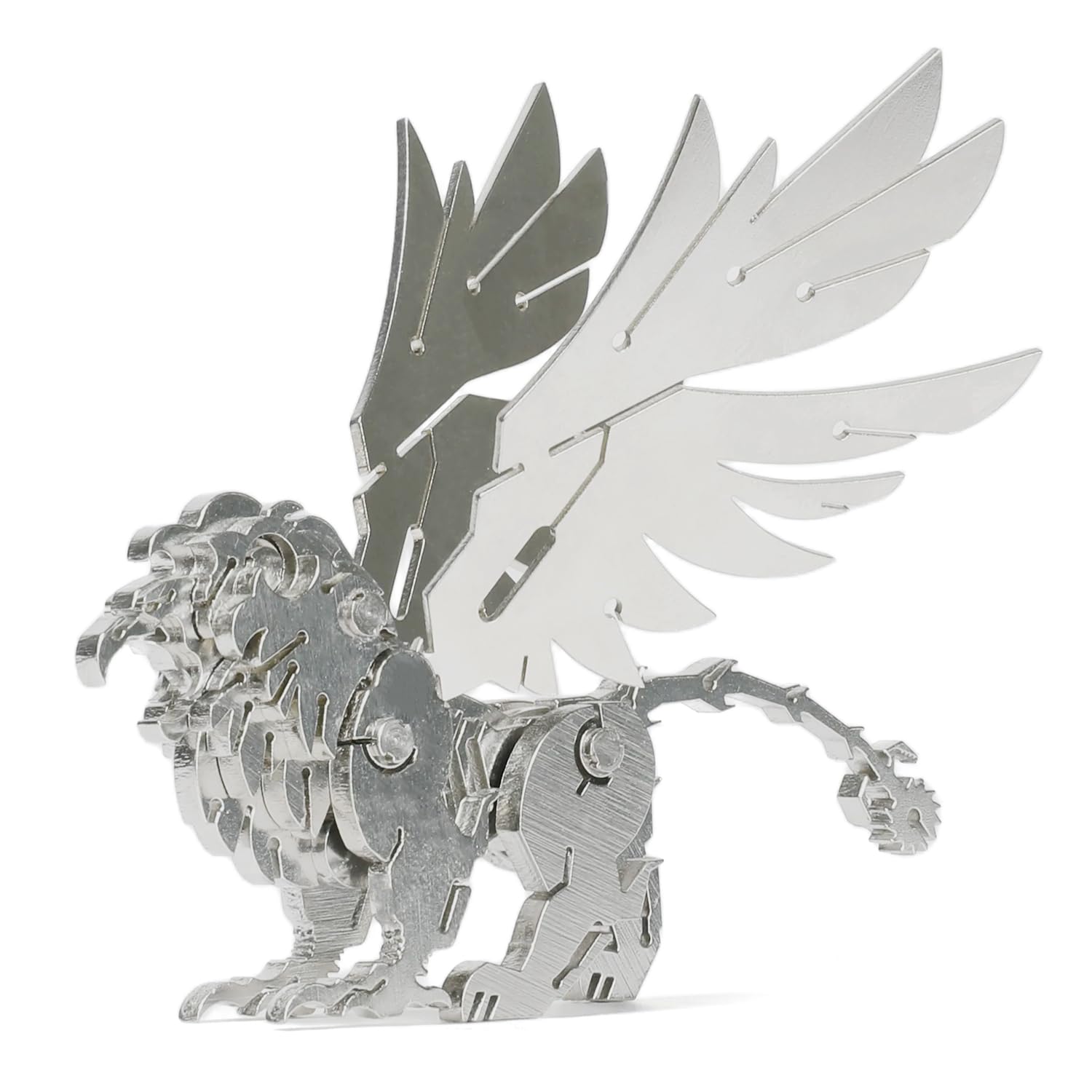 Kolotesame Mythical Griffin 3D Metal Puzzle Model for Adults, Eagle-Lion DIY Building Model Kit, Fantasy Building Figurine for Gamers or Desk Metal Decor