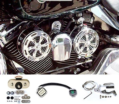 Love Jugs Slots Chrome with Vibration Master, Frame Mount Kit, and ADT V-Twin Engine Cooling System for 2014-2016 NON…