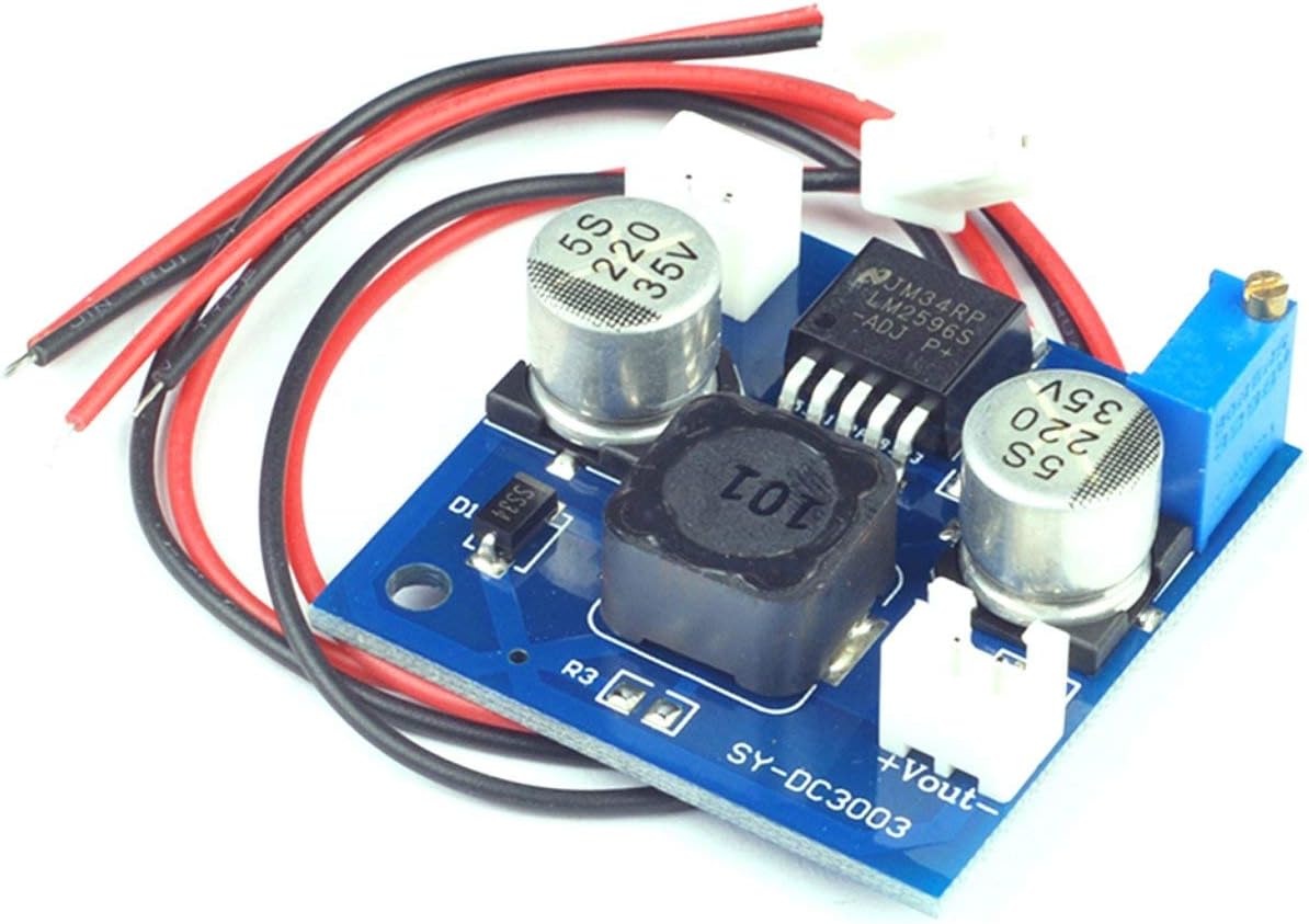 Dc-Dc Adjustable Voltage Regulator Regulator Circuit Switching Power Supply (Blue Board) With Line Ultra Small (blue) Jasnyfall