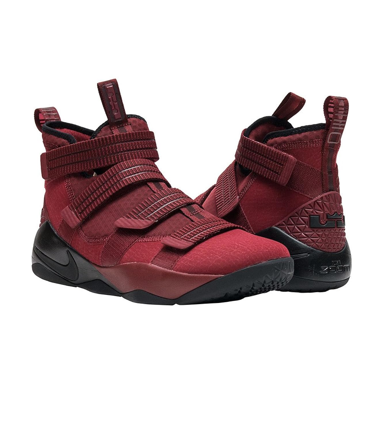 burgundy lebron soldier 11