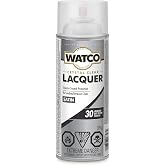 Watco Clear Satin Lacquer Finish Spray | Fast Drying Coating, Durable Protective Layer, Suitable For Furniture Cabinets And Trim, 11.25 oz