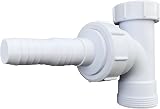 PlumbEZ Multi-Fit Waste Trap Adaptor Tee with Nozzle 40mm 1.1/2" BSP view 8