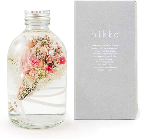Amazon Hikka ミニブーケ ハーバリウム プリザーブドフラワー Pink 小 プリザーブドフラワー オンライン通販