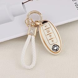 PIFOOG for Nissan Key Fob Cover TPU Soft Keychain
