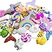 ANPHNIE Slime Charms Beads Supplies Set (2018 New) 30pcs Craft Buttons Assorted Mermaid Tail Rainbow Lollipop Animals Resin Flatback for Craft Making, Ornament Scrapbooking DIY Crafts