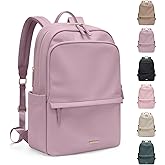 GOLF SUPAGS Women Laptop Backpack Casual Daypack for Work Travel College Backpack Purse Fits 15.6 Inch Notebook (Pinkish Purple)