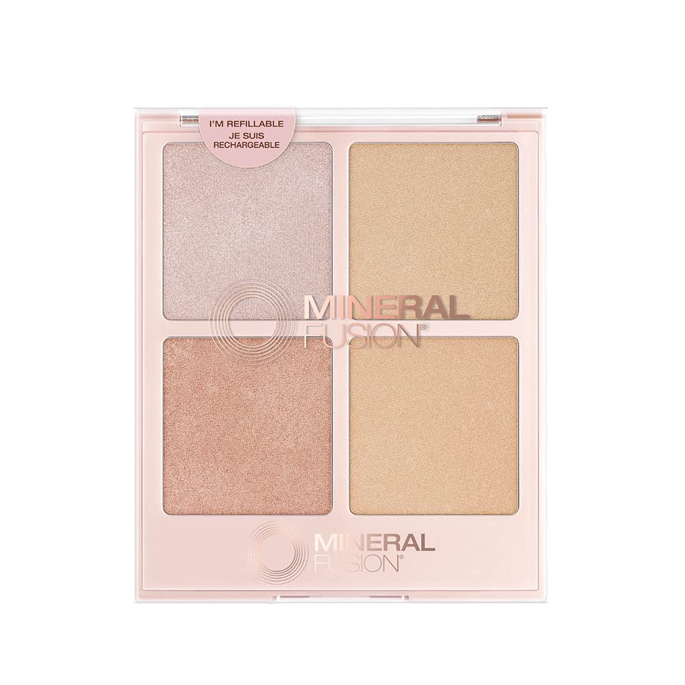 Mineral Fusion Highlighter Palette, Lightweight Shimmer, Stargazing
