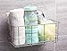 ARCCI Accessories, Powerful Vacuum Suction Cup Shower Caddy Basket - Shampoo Conditioner Holder with Deep Storage Basket and Shelf for Bathroom & Kitchen (Stainless Steel)