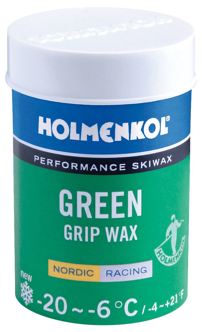 Holmenkol Unisex - Adult Grip Rise Wax, Green, 45 g
