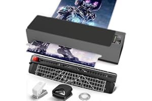 CHILINO A3 Laminator Machine Thermal Laminator Hot & Cold with Fast Warm Technology for Home,Office or School Supplies,Laminating Machine with Laminating Sheets Titanium Medium Gray