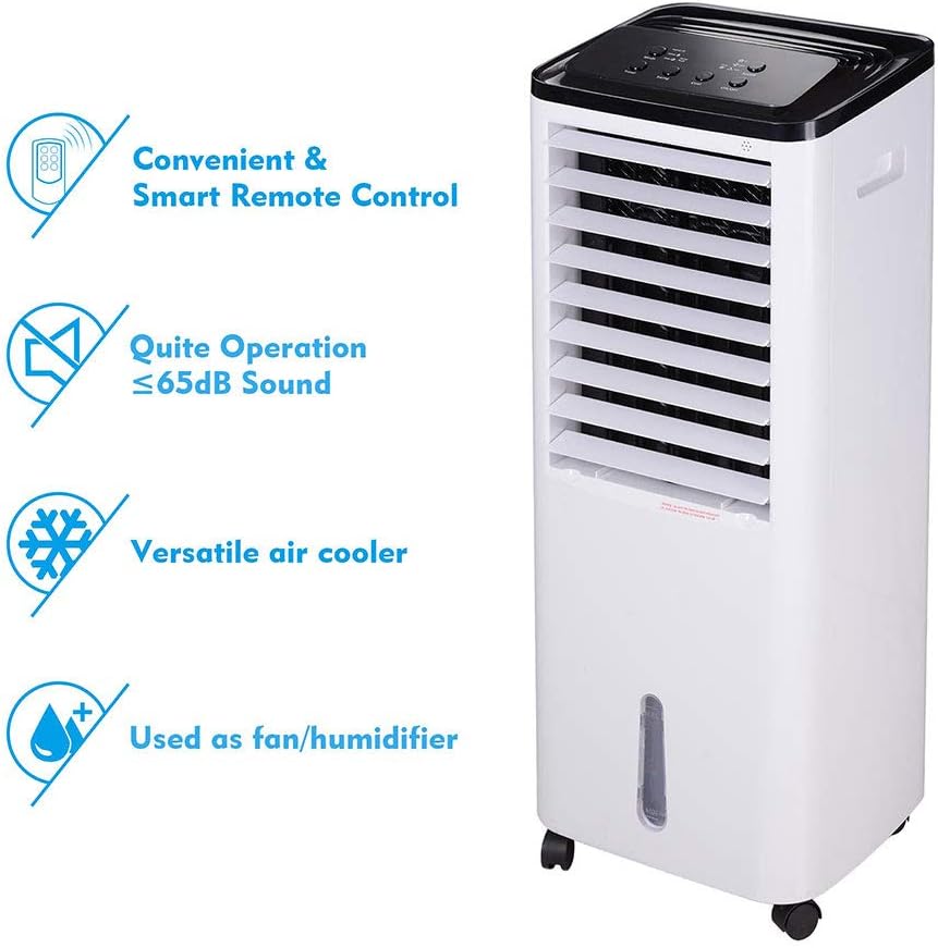 mylek remote control portable air cooler