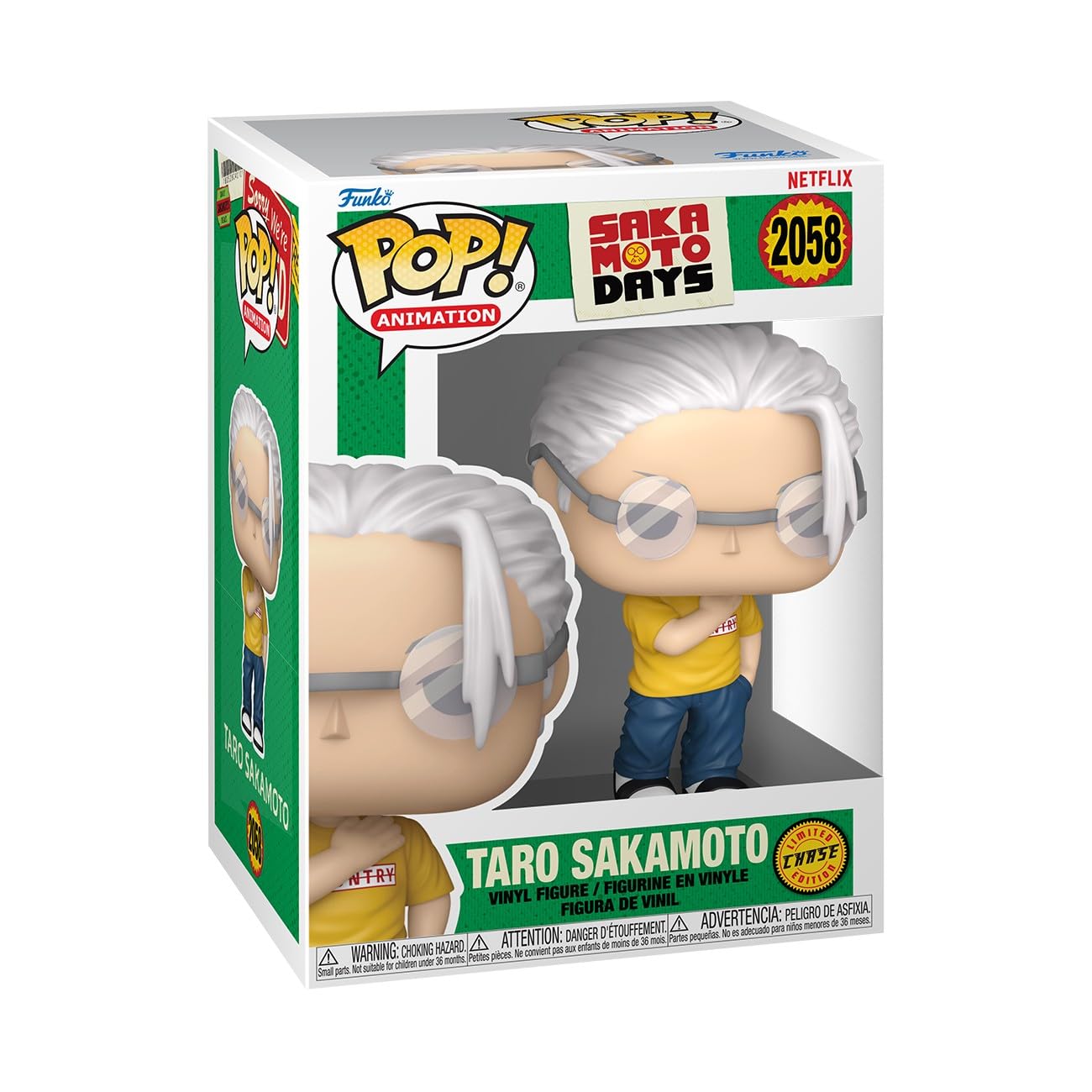 Funko Pop! Animation: Sakamoto Days - Taro Sakamoto - 1/6 Odds for Rare Chase Variant - Collectable Vinyl Figure - Gift Idea - Official Merchandise - Toys for Kids & Adults - Anime Fans